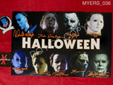 MYERS_036 - 11x17 Photo Autographed By NINE Michael Myers Actors
