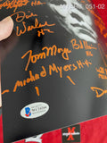 MYERS_051 - 11x14 Photo Autographed By SIXTEEN Michael Myers Actors