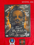 MYERS_055 - 11x14 Photo Autographed By SIXTEEN Michael Myers Actors