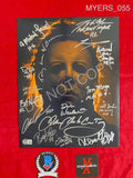 MYERS_055 - 11x14 Photo Autographed By SIXTEEN Michael Myers Actors