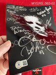 MYERS_063 - 11x14 Photo Autographed By FIFTEEN Michael Myers Actors