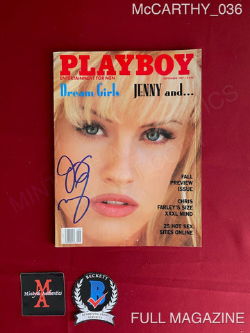 McCARTHY_036 - September 1997 Playboy Dream Girls Magazine Autographed By Jenny McCarthy