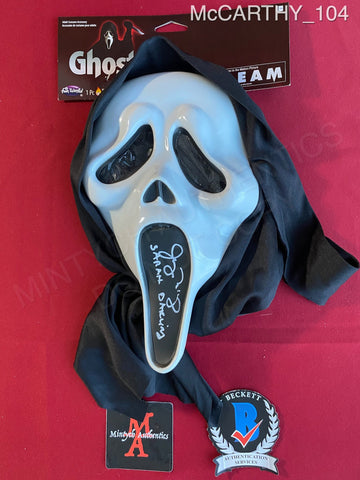 McCARTHY_104 - Ghost Face Fun World Mask Autographed By Jenny McCarthy