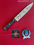 McCARTHY_113 - Real 8" Steel Knife Autographed By Jenny McCarthy