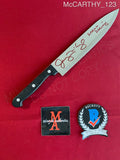 McCARTHY_123 - Real 8" Steel Knife Autographed By Jenny McCarthy