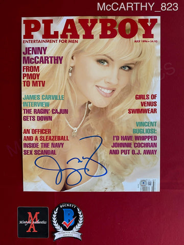 McCARTHY_823 - 11x14 Photo Autographed By Jenny McCarthy