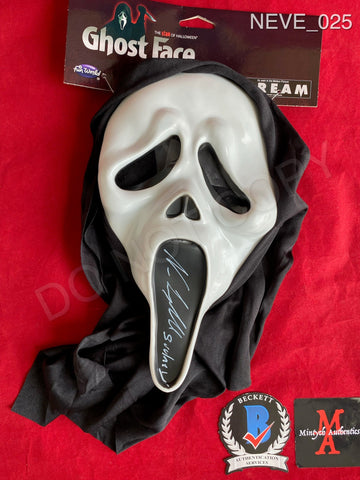 NEVE_025 - Ghostface (Fun World) Mask Autographed By Neve Campbell