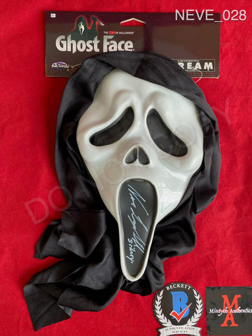 NEVE_028 - Ghostface (Fun World) Mask Autographed By Neve Campbell
