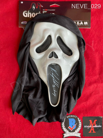 NEVE_029 - Ghostface (Fun World) Mask Autographed By Neve Campbell