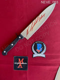 NEVE_063 - Real 8" Knife Knife Autographed By Neve Campbell