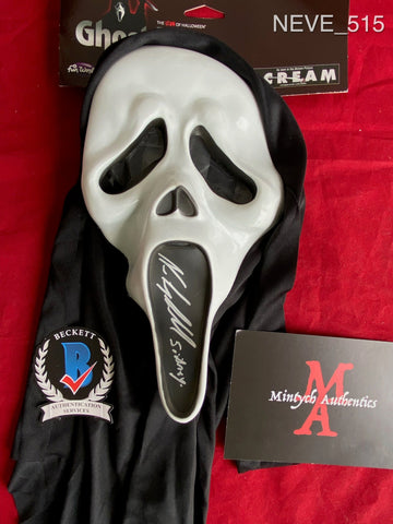 NEVE_515 - Ghostface Mask Autographed By Neve Campbell