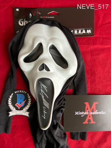 NEVE_517 - Ghostface Mask Autographed By Neve Campbell