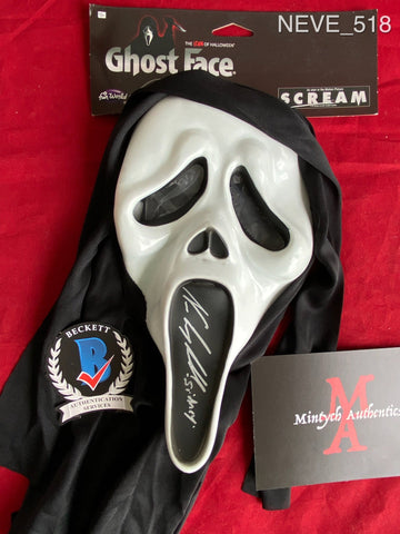 NEVE_518 - Ghostface Mask Autographed By Neve Campbell
