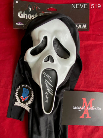 NEVE_519 - Ghostface Mask Autographed By Neve Campbell