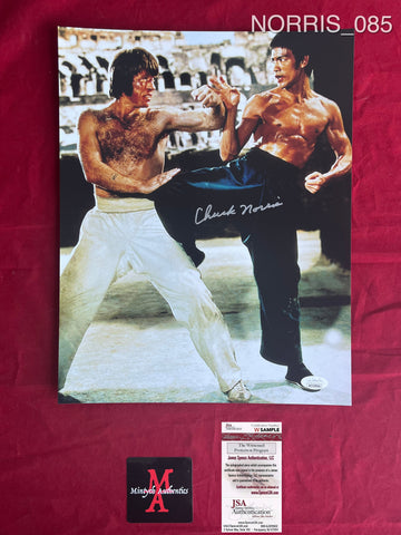 NORRIS_085 - 11x14 Photo Autographed By Chuck Norris