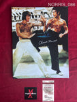 NORRIS_086 - 11x14 Photo Autographed By Chuck Norris