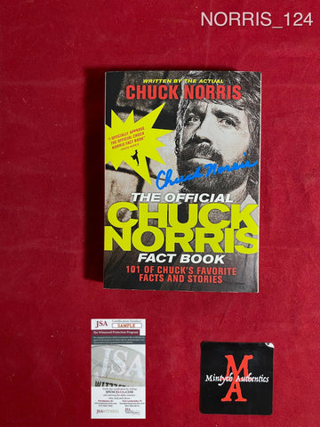 NORRIS_124 - Official Chuck Norris Fact Book Autographed By Chuck Norris