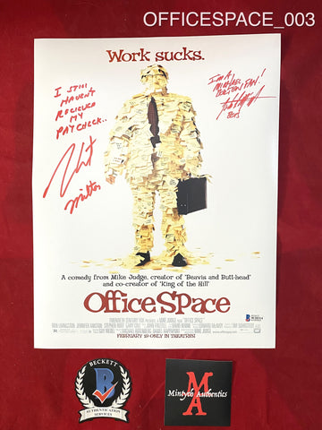 OFFICESPACE_003 - 11x14 Photo Autographed By John C. McGinley & Stephen Root