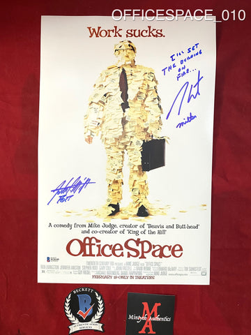 OFFICESPACE_010 - 11x17 Photo Autographed By John C. McGinley & Stephen Root