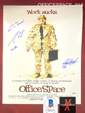 OFFICESPACE_018 - 16x20 Photo Autographed By John C. McGinley & Stephen Root