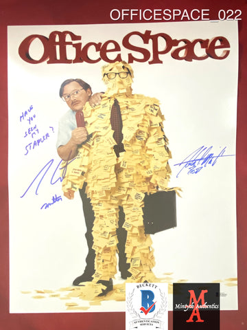 OFFICESPACE_022 - 16x20 Photo Autographed By John C. McGinley & Stephen Root