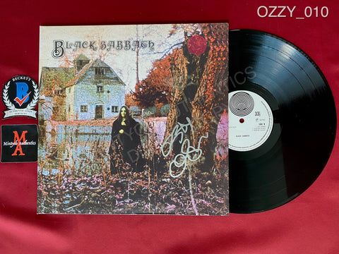 OZZY_010 - Black Sabbath "Black Sabbath" Vinyl Record Album Autographed By Ozzy Osbourne