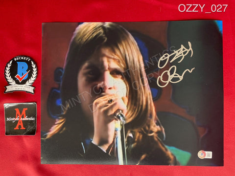 OZZY_027 - 11x14 Photo Autographed By Ozzy Osbourne