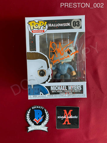 PRESTON_002 - Halloween 02 Michael Myers Funko Pop! Autographed By Erik Preston
