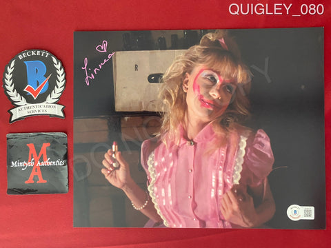 QUIGLEY_080 - 8x10 Photo Autographed By Linnea Quigley