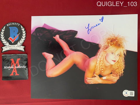 QUIGLEY_103 - 8x10 Photo Autographed By Linnea Quigley
