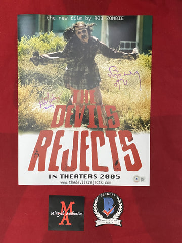 REJECTS_023 - 11x14 Photo Autographed By Bill Moseley & Kate Norby