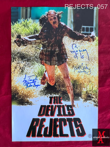 REJECTS_057 - 13x19 Poster Autographed By Bill Moseley, Kate Norby & Lew Temple