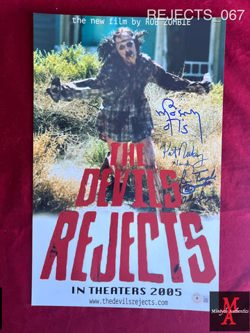 REJECTS_067 - 11x17 Photo Autographed By Bill Moseley, Kate Norby & Lew Temple