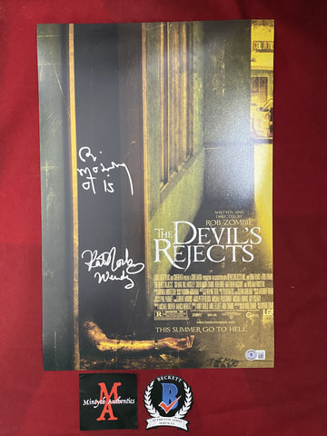 REJECTS_089 - 12x18 Photo Autographed By Bill Moseley & Kate Norby