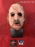 REJECTS_102 - Adam Banjo Trick Or Trick Studios Mask Autographed By Kate Norby & Lew Temple