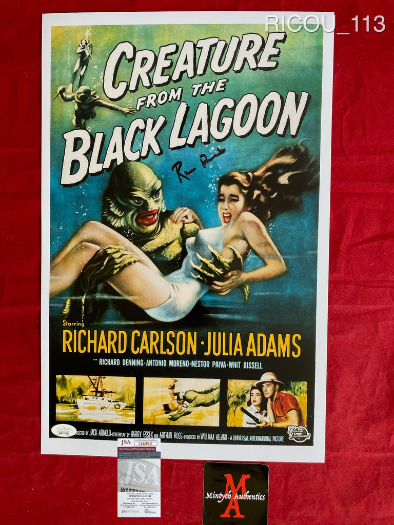 RICOU_113 11x17 Photo Autographed By Ricou Browning Mintych Authentics