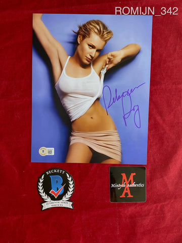 ROMIJN_342 - 8x10 Photo Autographed By Rebecca Romijn