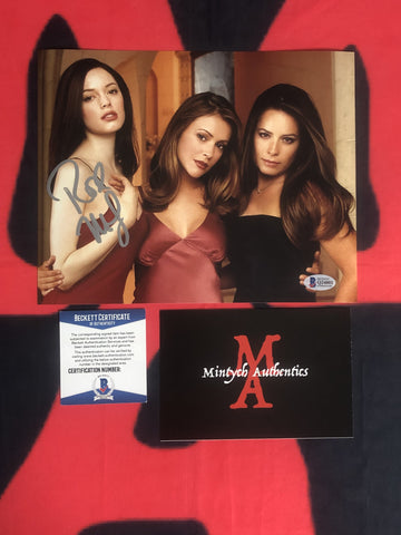 ROSE_104 - 8x10 Photo Autographed By Rose McGowan