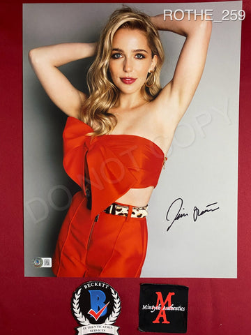 ROTHE_259 - 11x14 Photo Autographed By Jessica Rothe