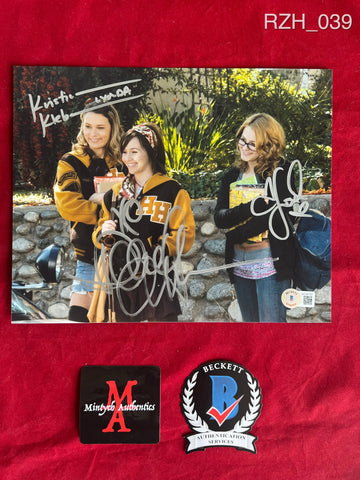 RZH_039 - 8x10 Photo Autographed By Danielle Harris, Scout Taylor-Compton & Kristina Klebe