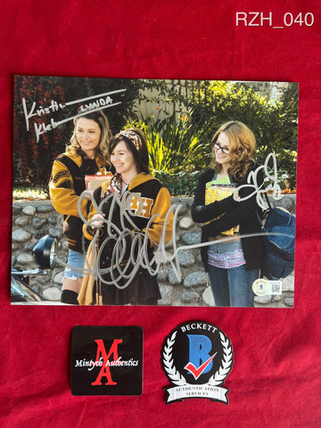 RZH_040 - 8x10 Photo Autographed By Danielle Harris, Scout Taylor-Compton & Kristina Klebe