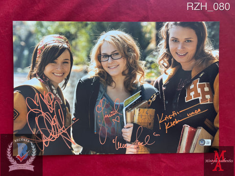 RZH_080 - 11x17 Photo Autographed By Danielle Harris, Scout Taylor-Compton & Kristina Klebe