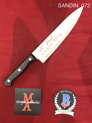 SANDIN_072 - 8" Real Butchers Knife Autographed By Will Sandin