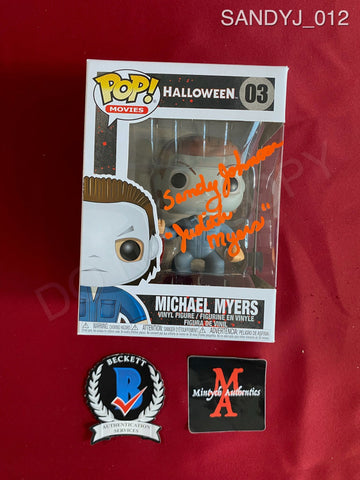 SANDYJ_012 - Halloween 02 Michael Myers Funko Pop! Autographed By Sandy Johnson