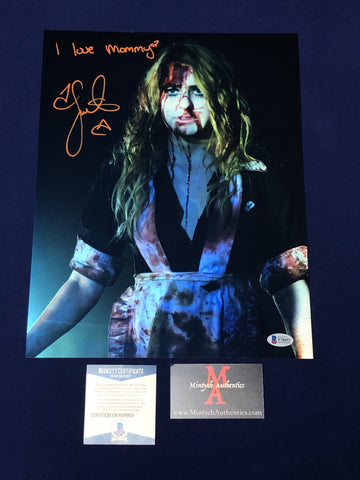 SCOUT_073 - 11x14 Metallic Photo Autographed By Scout Taylor-Compton