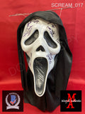 SCREAM_017 - Ghostface (Fun World) Mask (IMPERFECT) Autographed By (8) Neve Campbell, Matthew Lillard, Skeet Ulrich, Jamie Kennedy, Rose McGowan, David Arquette, Lee Waddell & Roger Jackson