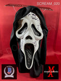 SCREAM_020 - Ghostface (Fun World) Mask (IMPERFECT) Autographed By (8) Neve Campbell, Matthew Lillard, Skeet Ulrich, Jamie Kennedy, Rose McGowan, David Arquette, Lee Waddell & Roger Jackson