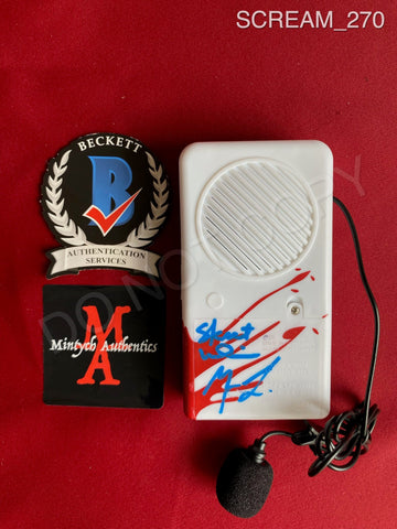 SCREAM_270 - Voice Changer Prop Autographed By Matthew Lillard & Skeet Ulrich