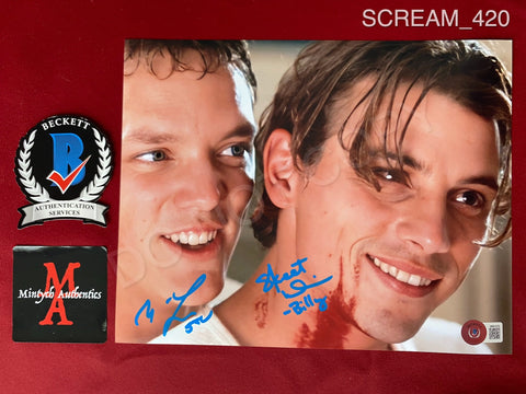 SCREAM_420 - 8x10 Photo Autographed By Matthew Lillard & Skeet Ulrich