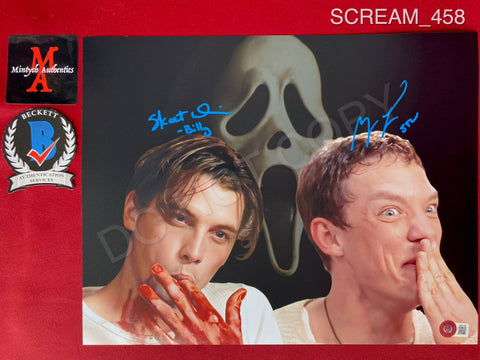 SCREAM_458 - 11x14 Photo Autographed By Matthew Lillard & Skeet Ulrich